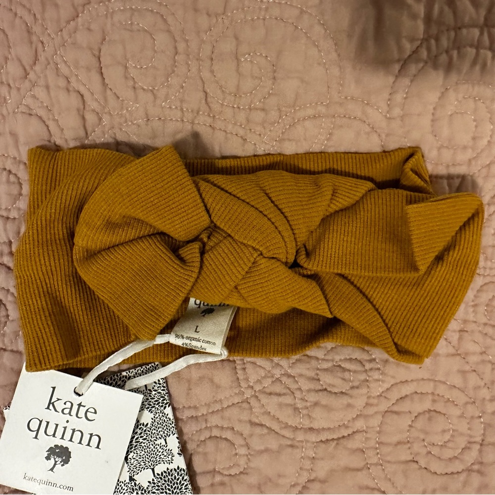 Kate Quinn Yellow Knitted Hair Accessory